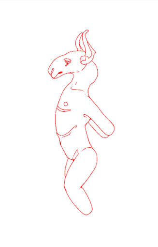 Bull Terrier Lineart